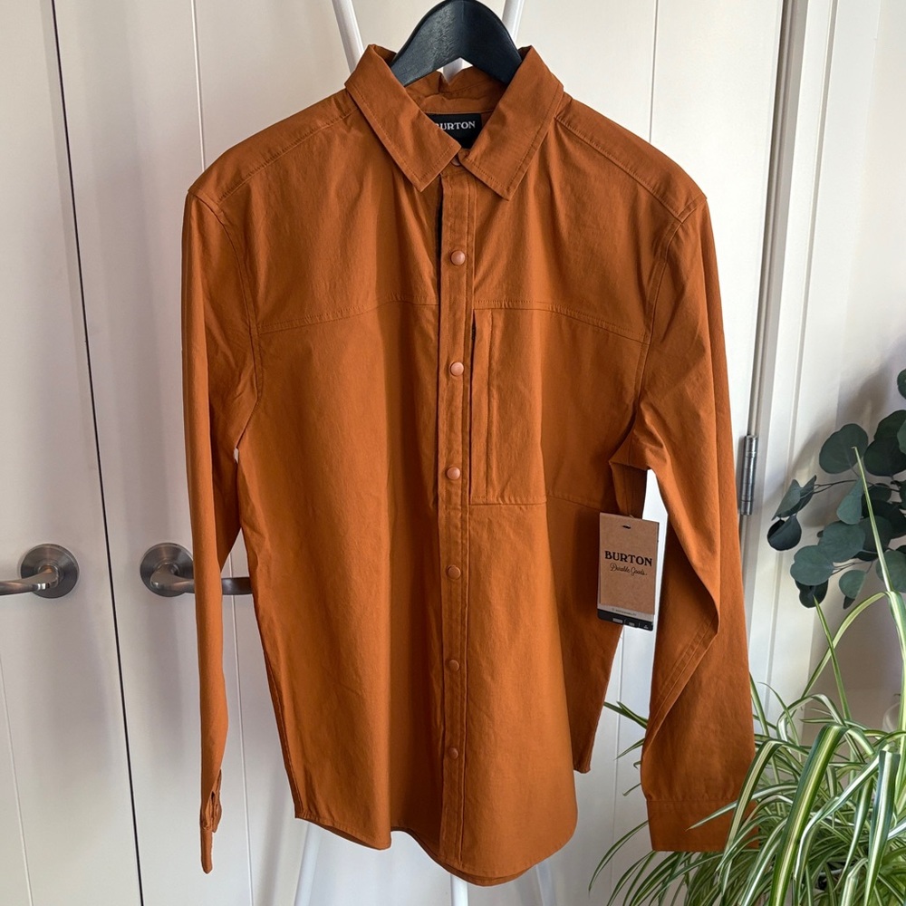 Burton Men's Rust Button Down Shirt